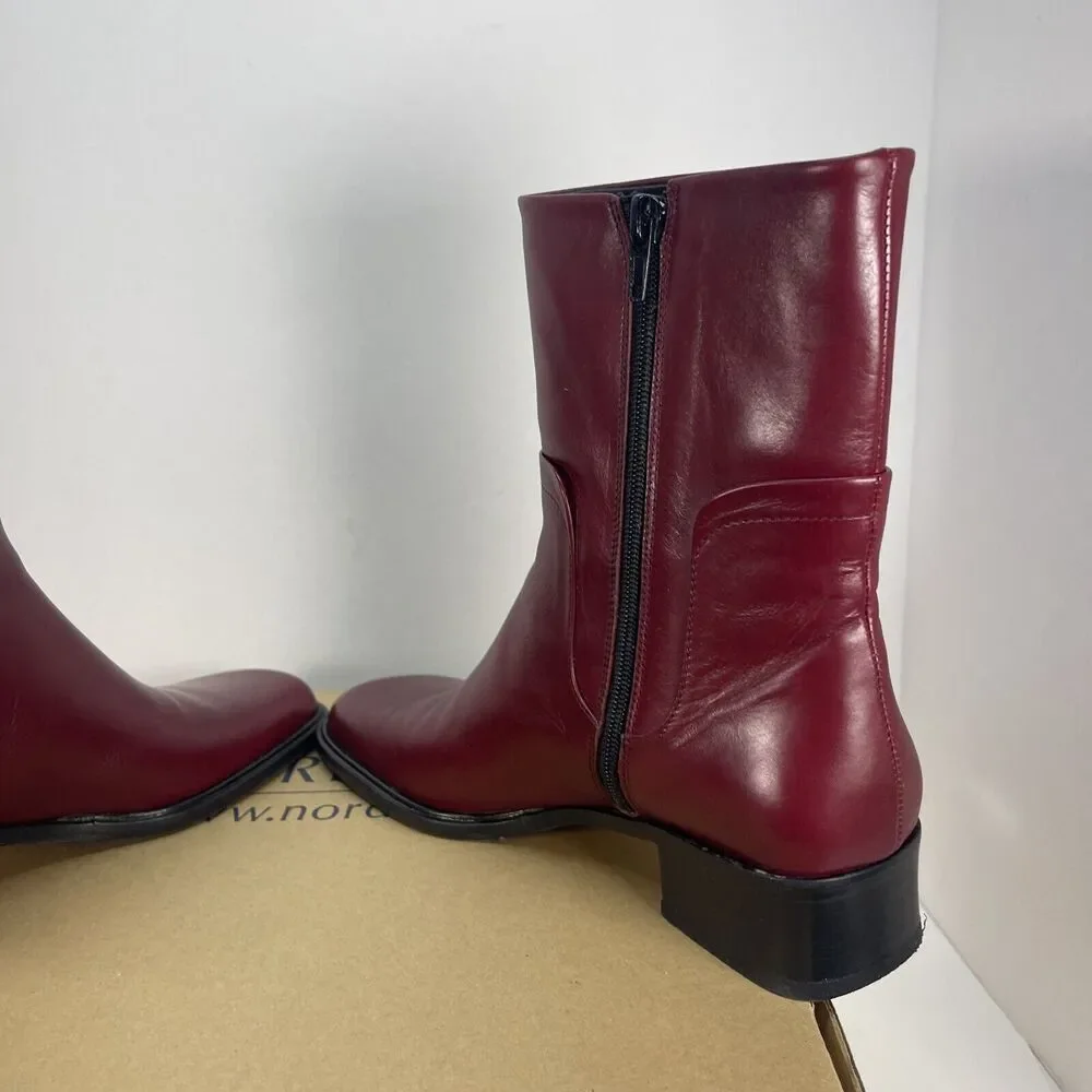 Vero Cuoio Nickels Italy Leather Boots Women’s 7.5N